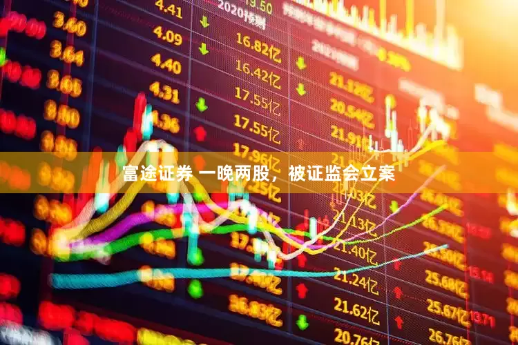 富途证券 一晚两股，被证监会立案